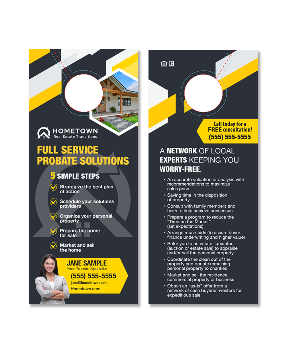 Full Service Door Hanger Design