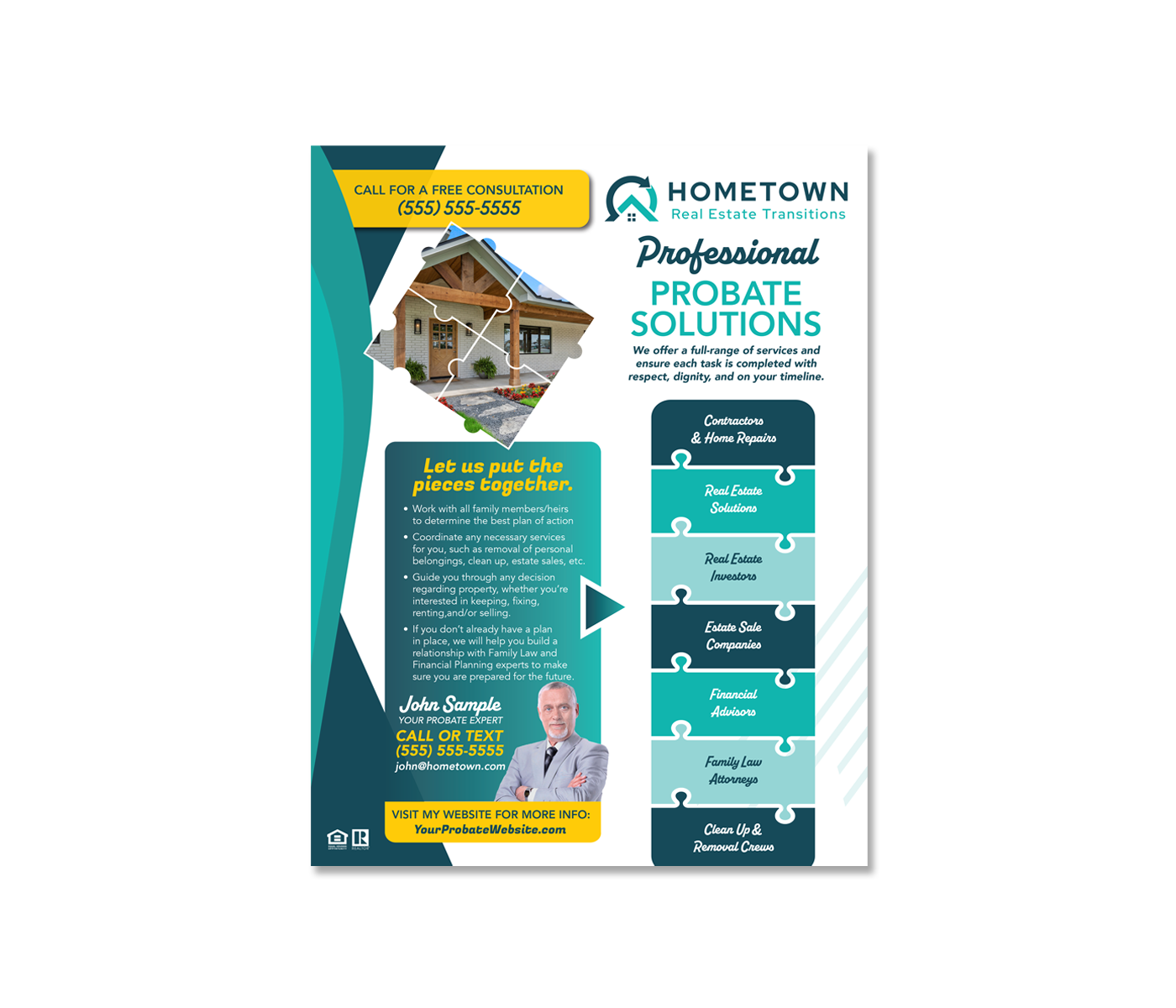 Puzzle Flyer Design